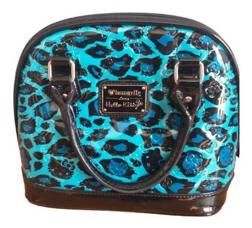 Hello Kitty Handbag Loungefly Original Color Azul Con Negro