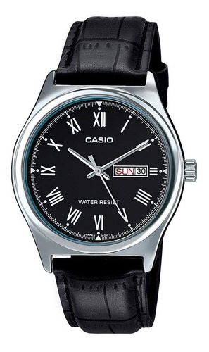 Reloj Casio Ltp-v006l Dama Cuero Calendario 100% Original