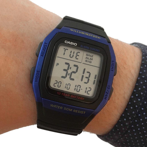 Reloj Casio Unisex Digital Modelo W-96h Garantia Oficial