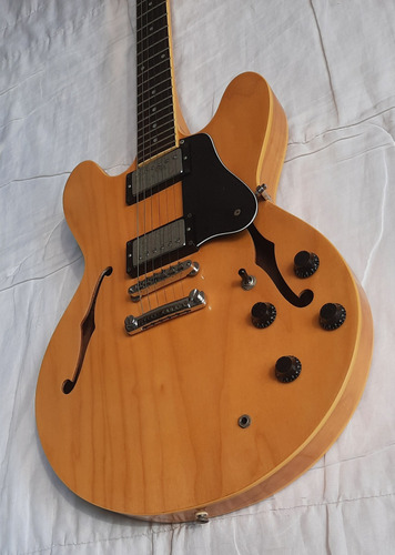 Guitarra Hohner Professional Se 35 Diestro Marrón Claro Palo De Rosa (Usado)