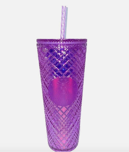 Vaso Acrílico Starbucks Morado Jeweled 710 Ml Edición Usa