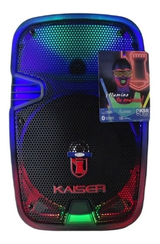 Bafle 8  Recargable Kaiser Ksw-1008-2 2da Version Flame End