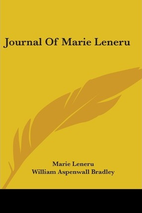 Libro Journal Of Marie Leneru - Marie Leneru