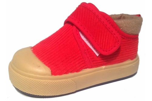 Botitas Zapatillas Abrojo Corderoy Unisex 16-21 Childrens