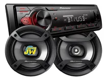 Comprar Combo Stereo Pioneer Mvh 215 Bt Usb + Pioneer 6 \u002F 6.5 1634