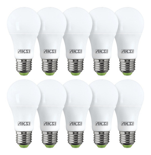 Foco Led 10pack 7w Eco Luz Blanca Aksi 1 Pza Color De La Luz Blanco Neutro