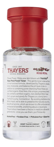 Thayers Tonico Witch Hazel Rose Petal 89 Ml Tipo De Piel Todo Tipo De Piel