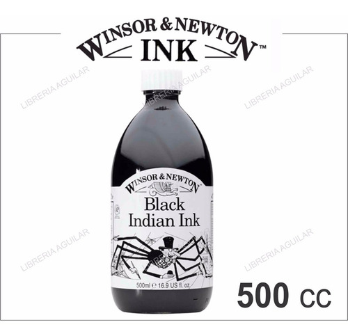 Tinta Negra Dibujo Winsor And Newton 500 Ml Caligrafia Pluma