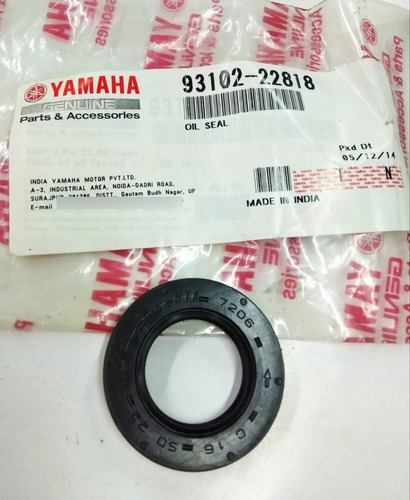 Reten De Piñon Orig. Yamaha Fz16 Panella Motos