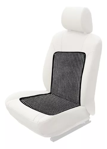 Organizador de Silla Asiento Respaldo Auto en Cuero PU con Puerto USB y  Mesa Plegable Negro