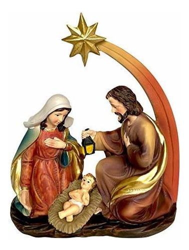 Estatuilla De La Natividad De La Sagrada Familia Estatu...