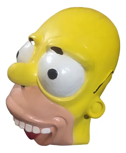 Máscara De Látex De Homero Simpson Para Adulto