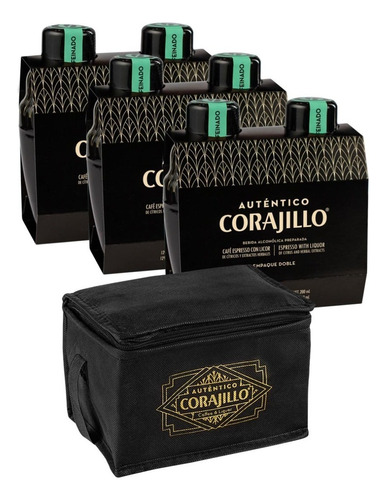 Carajillo Auténtico Corajillo Descafeinado 3 Duos + Hielera