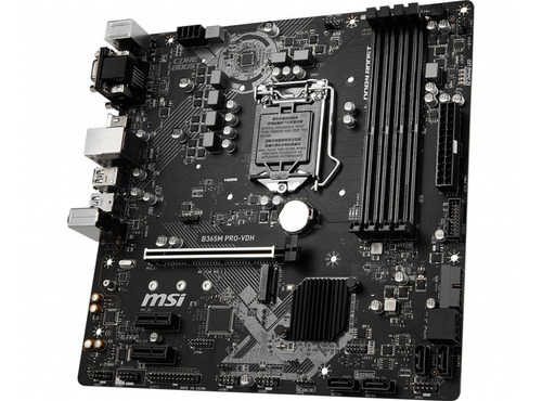 Imagen 2 de 5 de Motherboard Msi B365m Pro-vdh 1151 Pcie 3.0 M.2 Intel 8va 9n