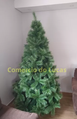 Árvore De Natal Pinheiro Neve Luxo 2,10m 566 Galhos A0321n