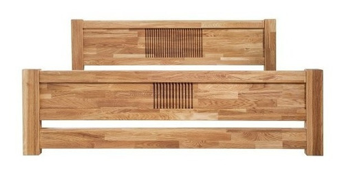 Cama Doble De Madera Maciza 100% Roble Ref: Maciza45