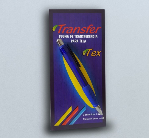 Pluma De Transferencia Para Tela Tinta Azul