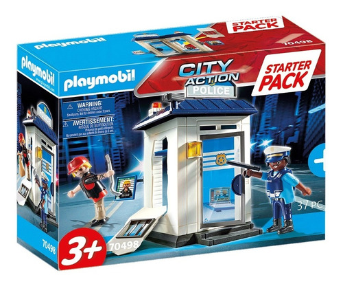 Playmobil 70498 Policía Starter Pack Estación Con Accesorios