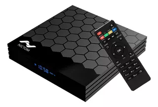 Tv Box Nictom Tvbt1pro1gbnegro Estándar 4k 8gb Negro Con 1gb De Memoria Ram Android + Control Remoto