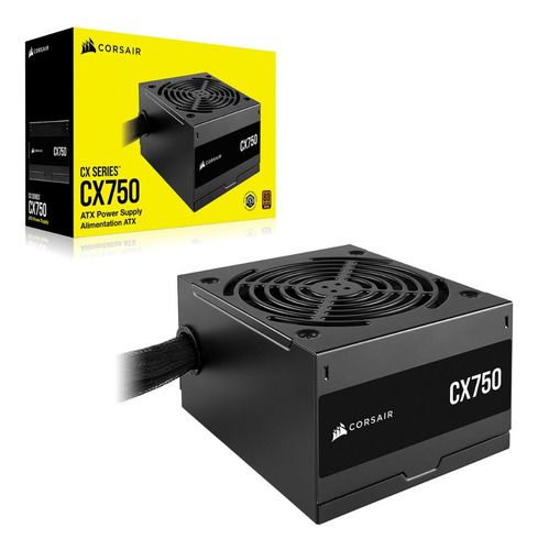 Fuente De Alimentación Corsair Cx750 750w 80+ Bronze Negro