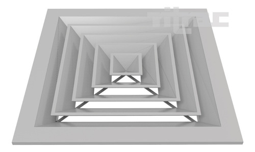 Rejilla Difusor Inyección Aire Acondicionado 25x25cm