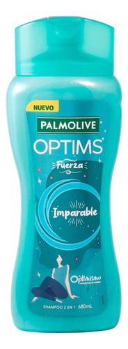 Shampoo Palmolive Optims 2 En 1 Fuerza Imparable 680 Ml
