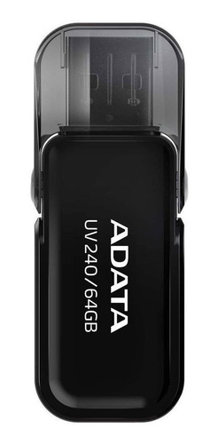 Imagen 1 de 4 de Memoria USB Adata UV240 64GB 2.0 negro