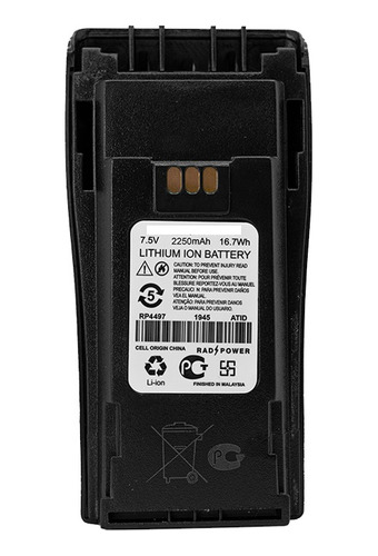 Bateria Rad Power Para Radios Motorola Ep450 Dep450 Nntn4497