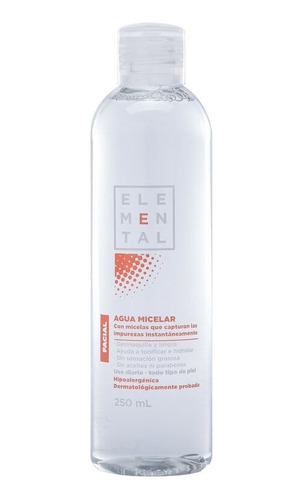 Agua Micelar Elemental Desmaquilla Y Limpia X 250ml