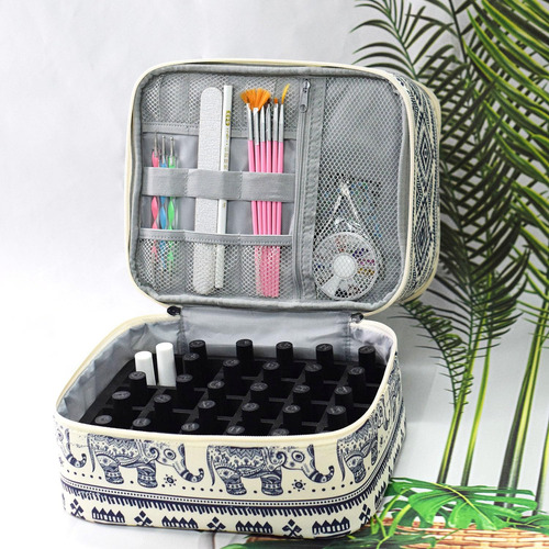 Bolsa Organizadora De Esmalte De Uñas Con Capacidad Para 30