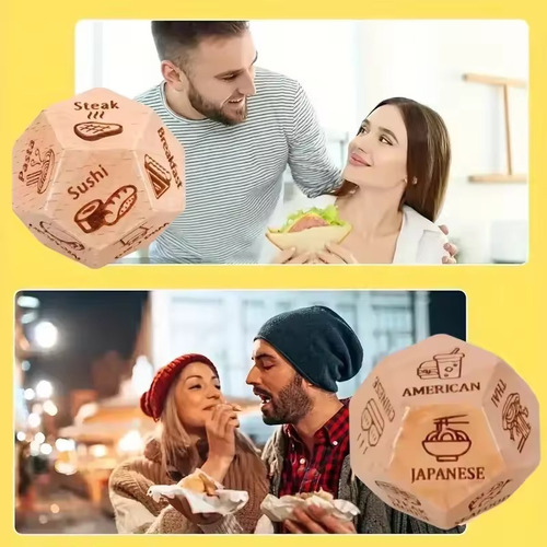 Dado Tomar Decisiones Dado Para Elegir Qué Comer Dado Comida Café