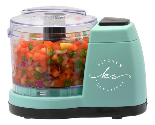 Kitchen Selectives Mint Green 1 ½ Cup Mini Chopper