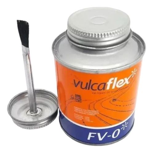 Vulcaflex Fv-0 Cola Cimento Vulcanizante A Frio Lata 217ml