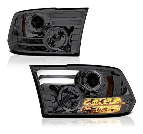 Faro Proyector Para Dodge Ram 1500 09-18, Ambos Lados