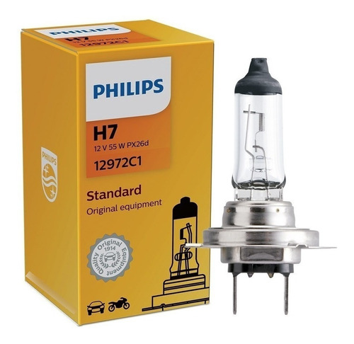 Lampara Philips H7 Standard 55w 12v