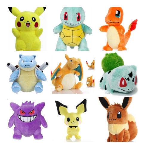 Peluche Pokemon Mew Serie Anime Pikachu-excelente Calidad