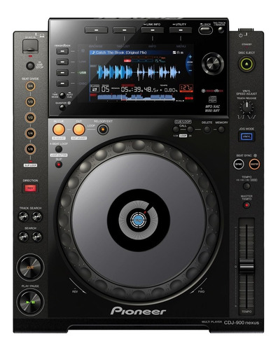 Reproductor de CD Pioneer Cdj 900 Nxs Dj Professional Cdj900/Tc