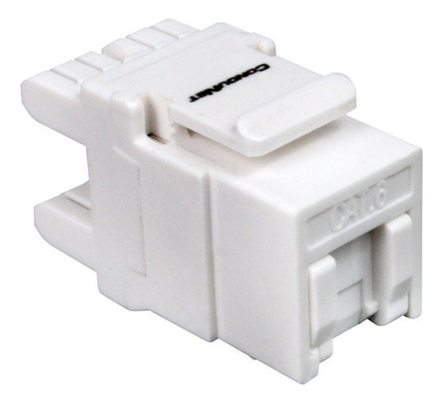 Condunet Jack Categoría 5e Rj-45 Con Cubre Polvo Blanco /v