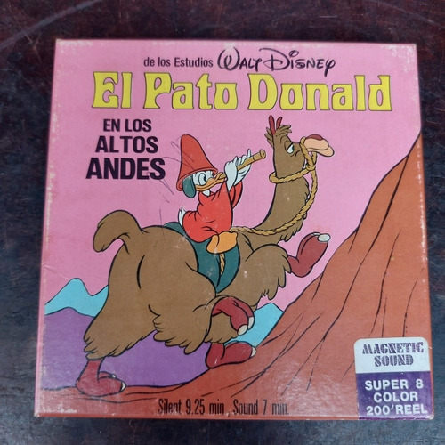 Imagem 1 de 7 de Filme Super 8 Desenhos El Pato Donald En Los Andes Usa