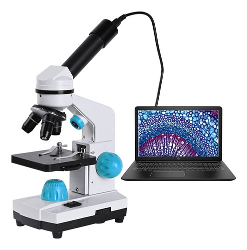 Microscopio Biológico Hd 2000x Accesorios De 13 Piezasación