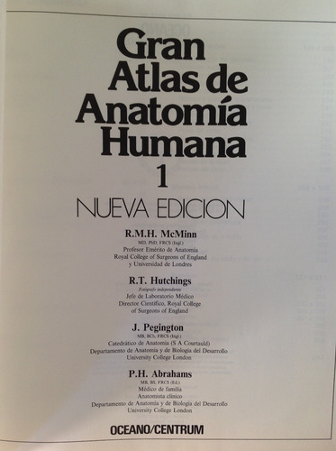 Gran Atlas De Anatomía Humana - Oceano Centrum 2 Tomos Caja