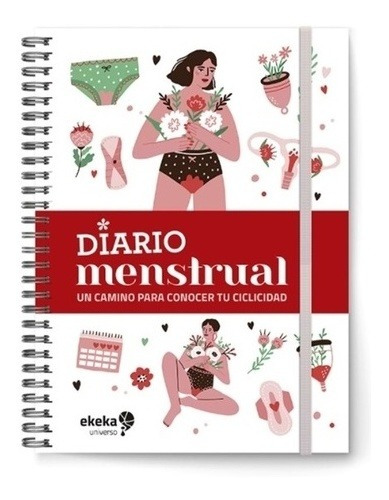 Libro Diario Menstrual - Tapa Roja - Perez, Paula Neyra