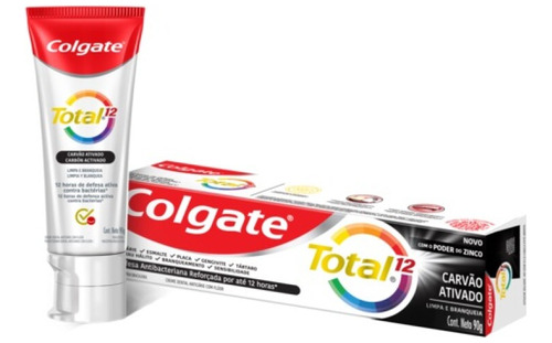 Pasta Dental Colgate Total 12 Carbon Activado