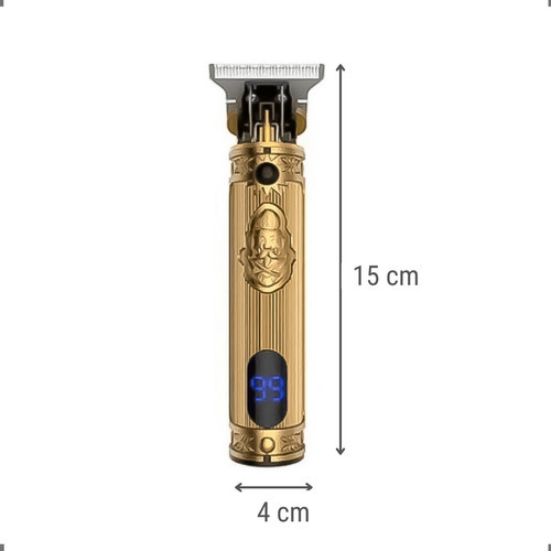 Aparador Elétrico De Pelo Cabelo Bivolt Kemei 700h Dourada +