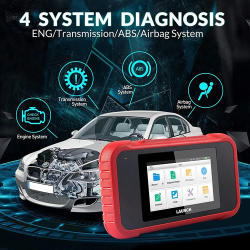 Escáner Obd2 Launch Crp129e, 8 Servicios De Reseteo, Abs/srs