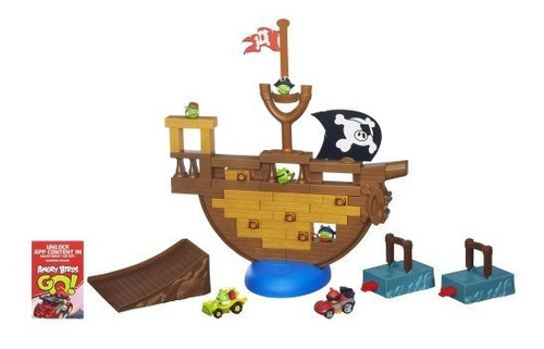 Angry Birds Go! Juego Jenga Pirate Pig Attack