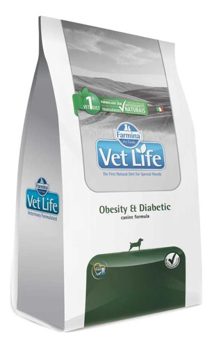 Vet Life Canine Perros Obesity Diabetic Obesidad 10.1kg