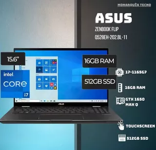 Asus Zenbook Flip 2 En 1,touchscreen I7 -1165 16 Ram 512 Ssd