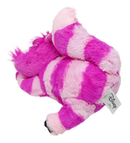 Imagem 4 de 6 de Pelúcia Gato Risonho Listrado Cheshire Alice 30cm Fun Disney