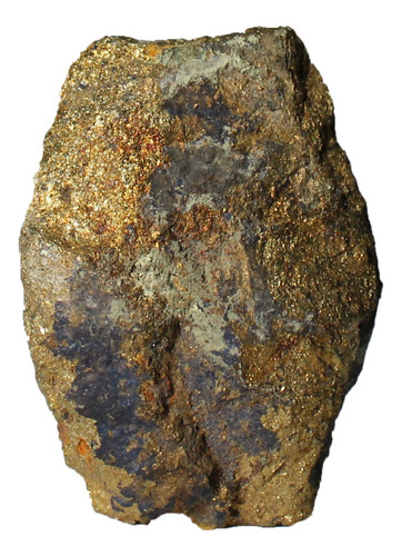 Pedra Natural Calcopirita De Ouro Bruta Natural 104g 5cm